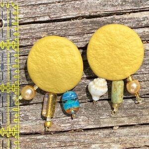 Handcrafted Take Me to the Beach  Earrings